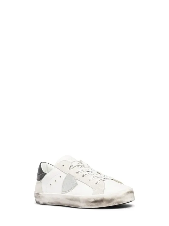 PHILIPPE MODEL   Paris leather lace-up sneakers 