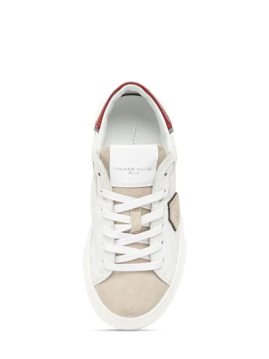 PHILIPPE MODEL   Temple leather lace-up sneakers 