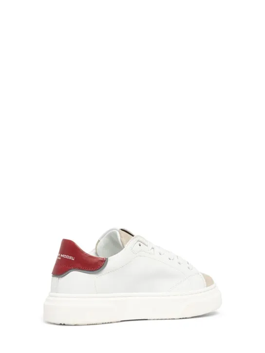 PHILIPPE MODEL   Temple leather lace-up sneakers 