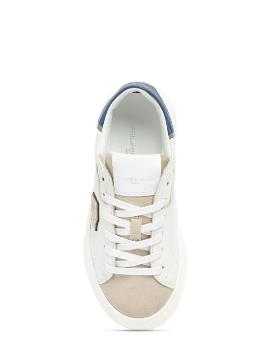 PHILIPPE MODEL   Temple leather lace-up sneakers 