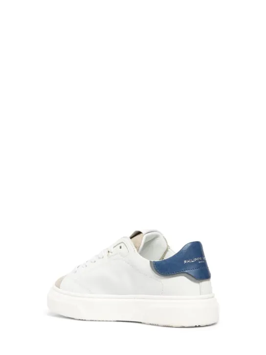 PHILIPPE MODEL   Temple leather lace-up sneakers 