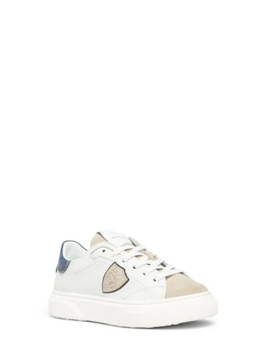 PHILIPPE MODEL   Temple leather lace-up sneakers 