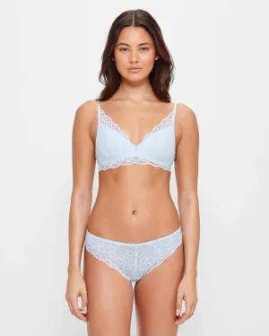 popular  Lucy Lace Brazillian Briefs - Lily Loves - Sky Blue