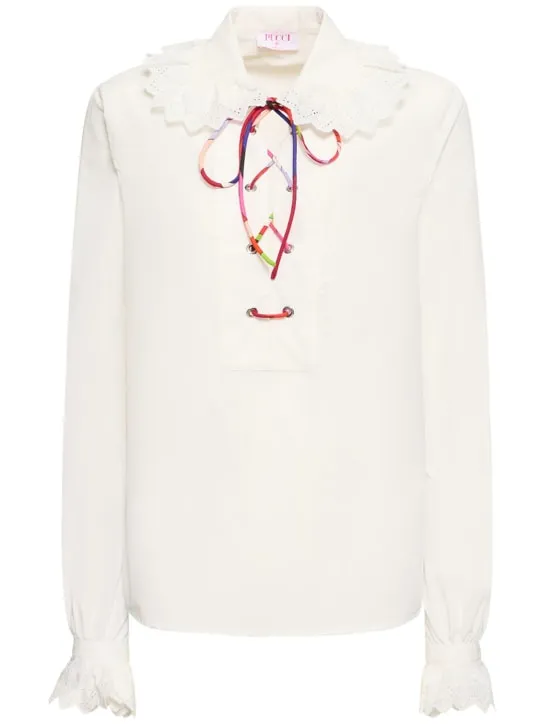 Pucci   Cotton blend poplin shirt 