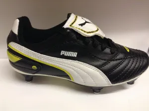 Puma Esito Finale SG Junior football boots (black/white/yellow)