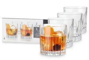 "European" Crystal Cocktail Tumblers (Set of 4)