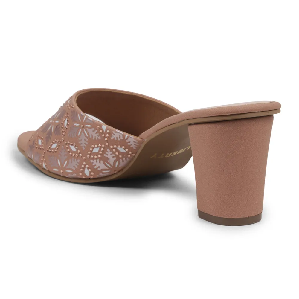 Senorita Peach Blocks Heels For Women STY-14 By Liberty