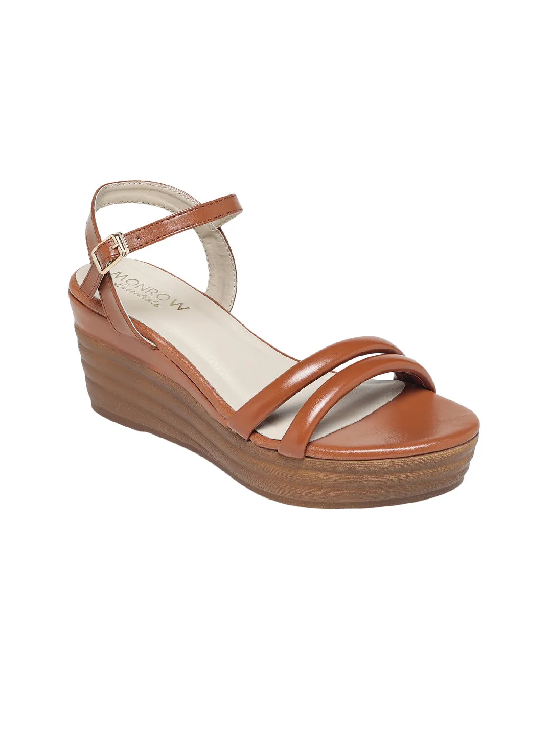 Shamana Tan Wedge Heels