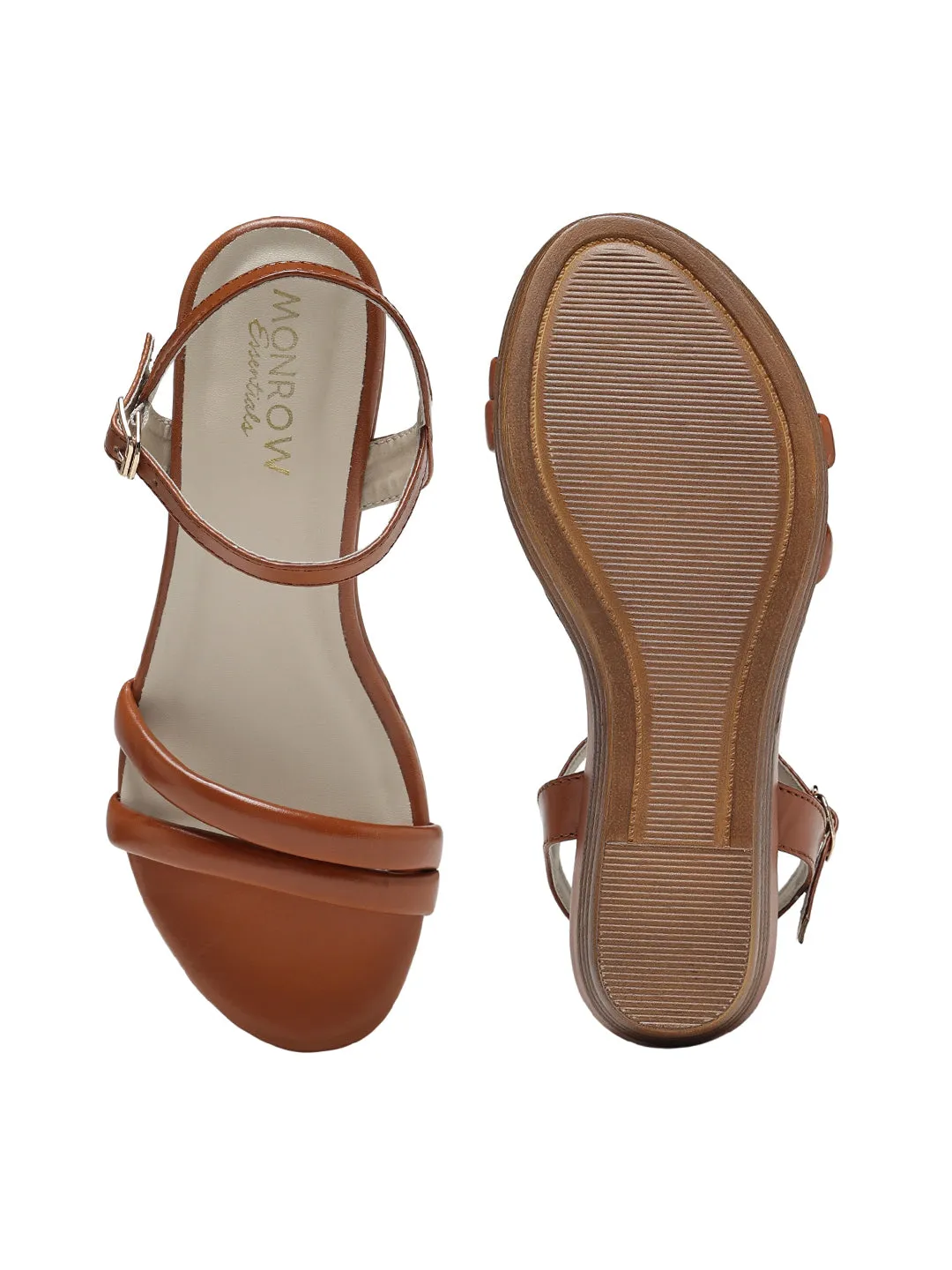 Shamana Tan Wedge Heels