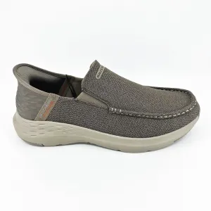 Skechers Parson Ralven Taupe Mens Size 9.5 Memory Foam Slip On Shoes