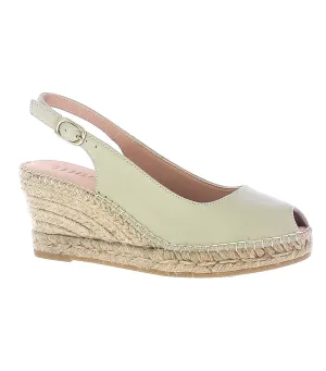 Slingback Wedge Espadrilles Tan