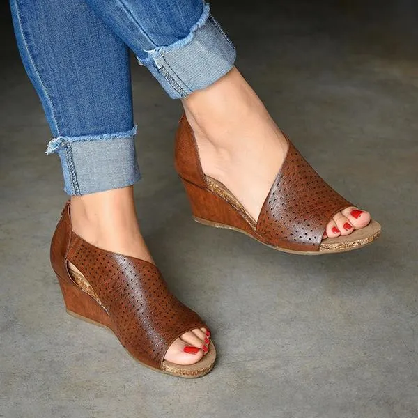 Slip On Wedge Heels