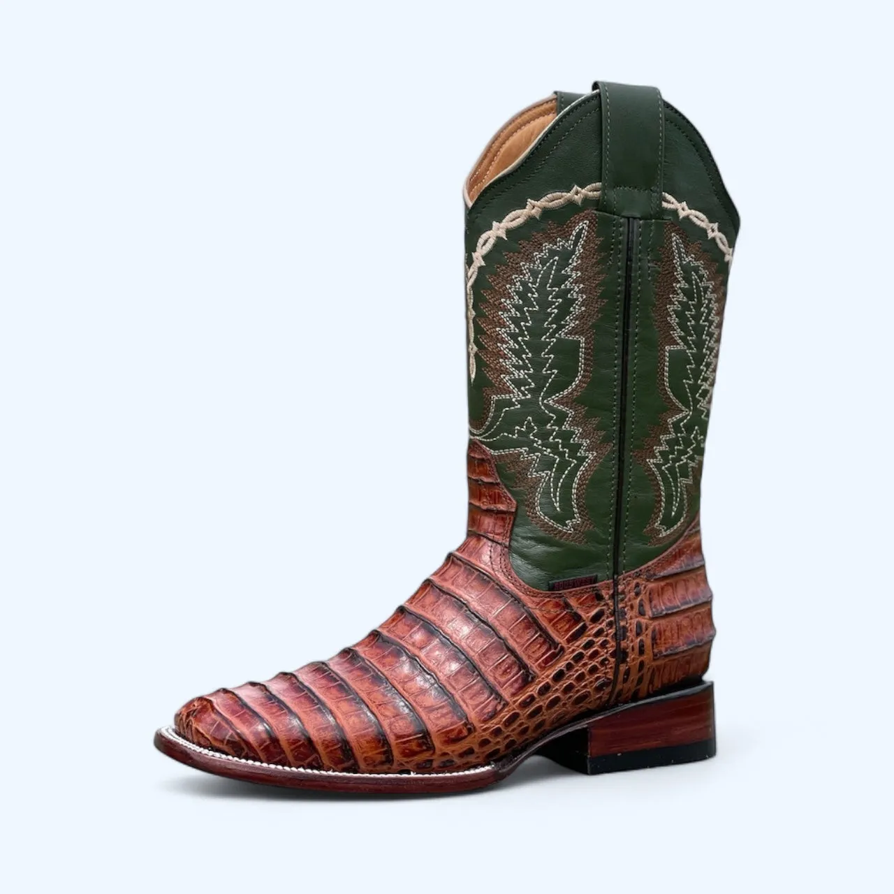 TBC BOOTMAKERS Shedron Leather Croc Print 0002