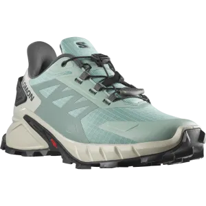 The Salomon SUPERCROSS 4 W- Aqua / Lunar Rock / Ebony