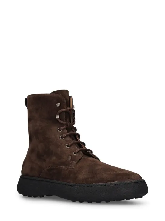 Tod&#x27;s   Stivaletto suede lace-up boots 