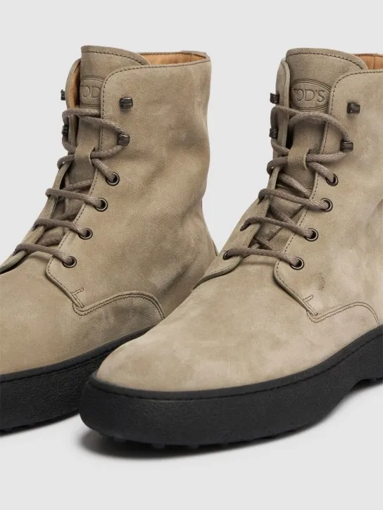 Tod&#x27;s   Stivaletto suede lace-up boots 