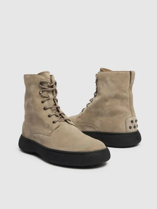 Tod&#x27;s   Stivaletto suede lace-up boots 