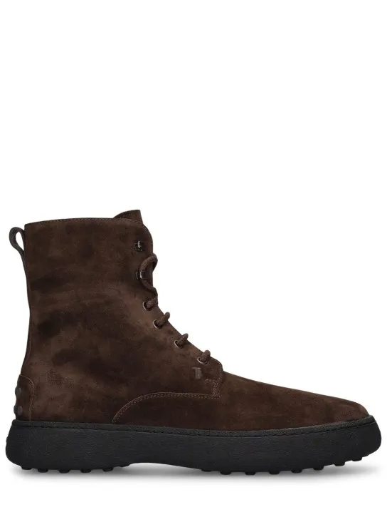 Tod&#x27;s   Stivaletto suede lace-up boots 