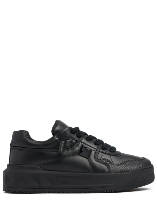 Valentino Garavani   XL One Stud leather sneakers 