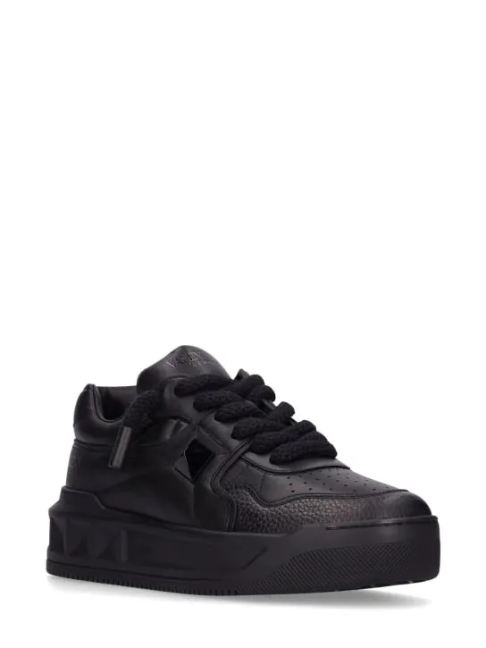 Valentino Garavani   XL One Stud leather sneakers 