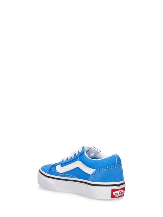 Vans   Old Skool V leather lace-up sneakers 