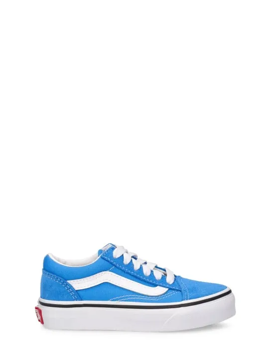 Vans   Old Skool V leather lace-up sneakers 