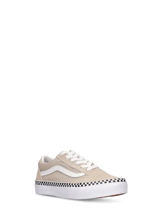 Vans   Old Skool V leather lace-up sneakers 