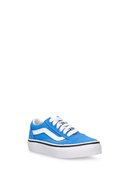 Vans   Old Skool V leather lace-up sneakers 