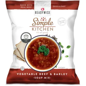 Vegetable Beef & Barley Soup Mix - 17 Servings per Pouch