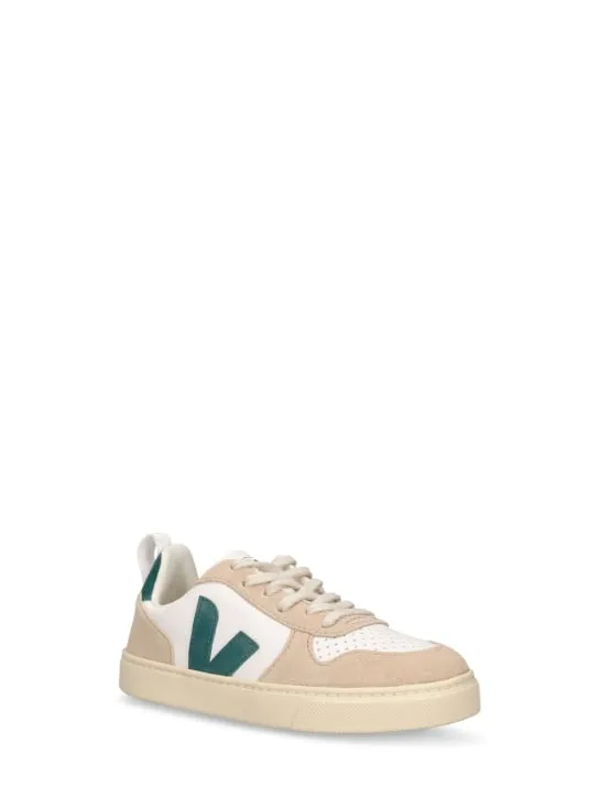 Veja   V-10 chrome-free leather sneakers 