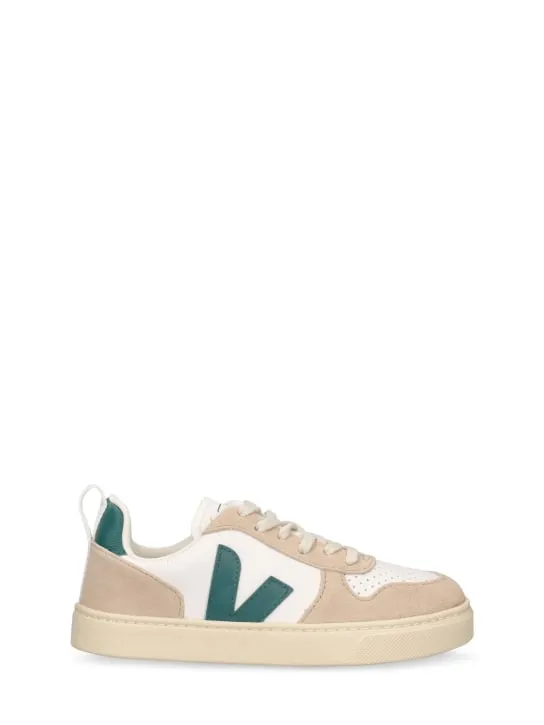 Veja   V-10 chrome-free leather sneakers 