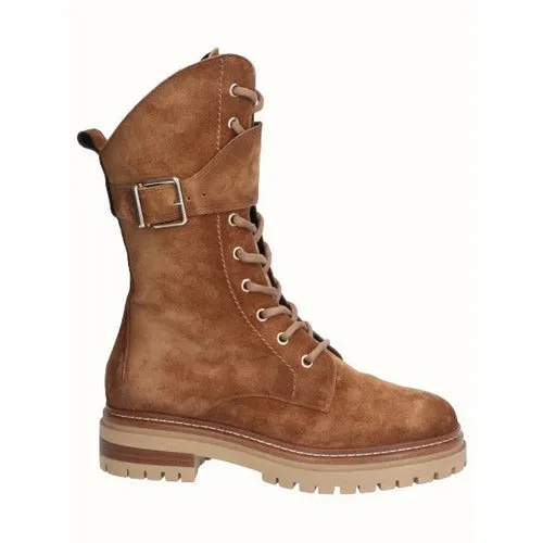 Viguera Lace Up Boots with Side Buckle