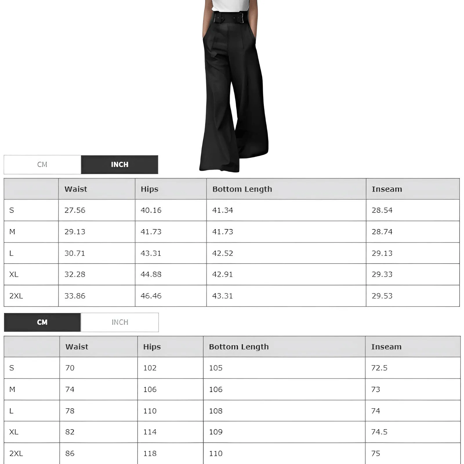 Women's Faux Leather Wide Leg Pants High Waisted Loose Long Trousers