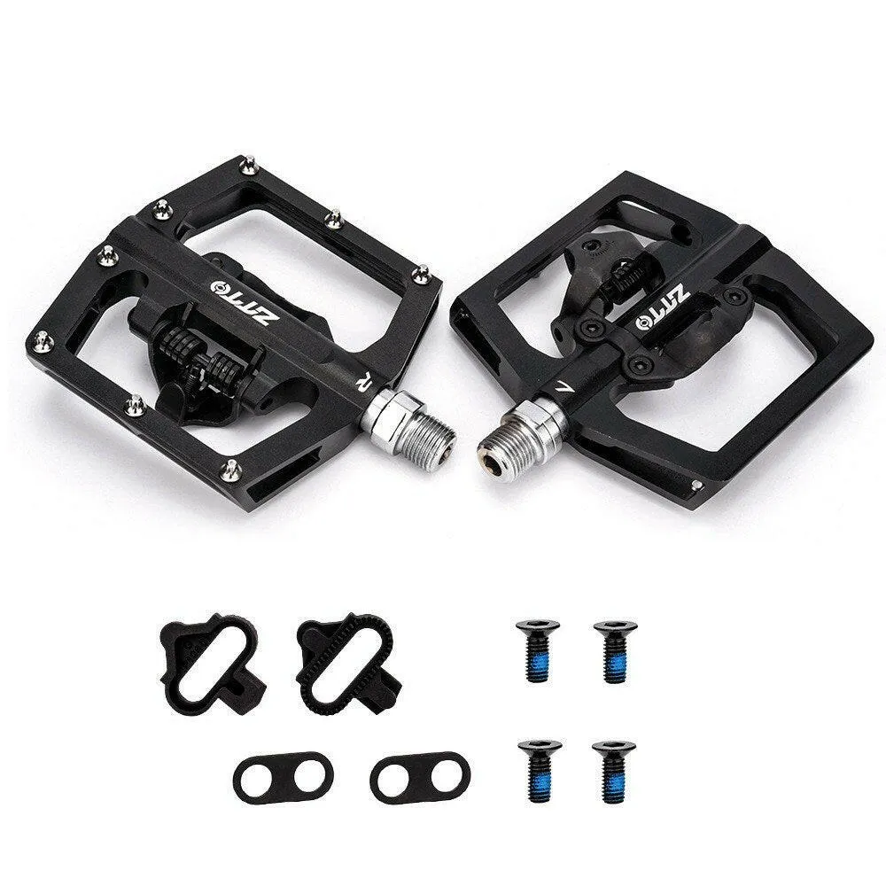 ZTTO Bike Pedal Mountain Bike SPD Pedals Aluminum Alloy Bicycle Pedals Dual Platform for MTB Mountain Bike Road Bike